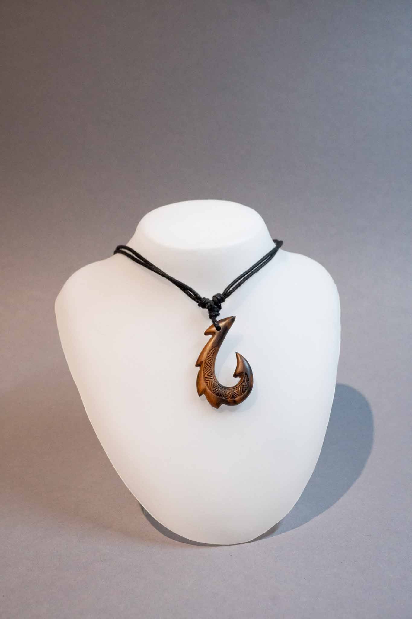 Holzanhaenger brauner Haken